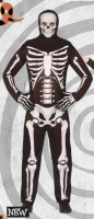 VESTITO SCHELETRO ADULTO TAGLIA L (52-54)