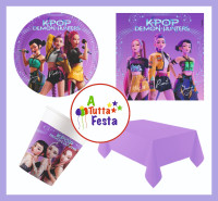 KIT COMPLEANNO FESTA K-POP X40 PERSONE  