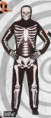 VESTITO SCHELETRO ADULTO TAGLIA L (52-54)
